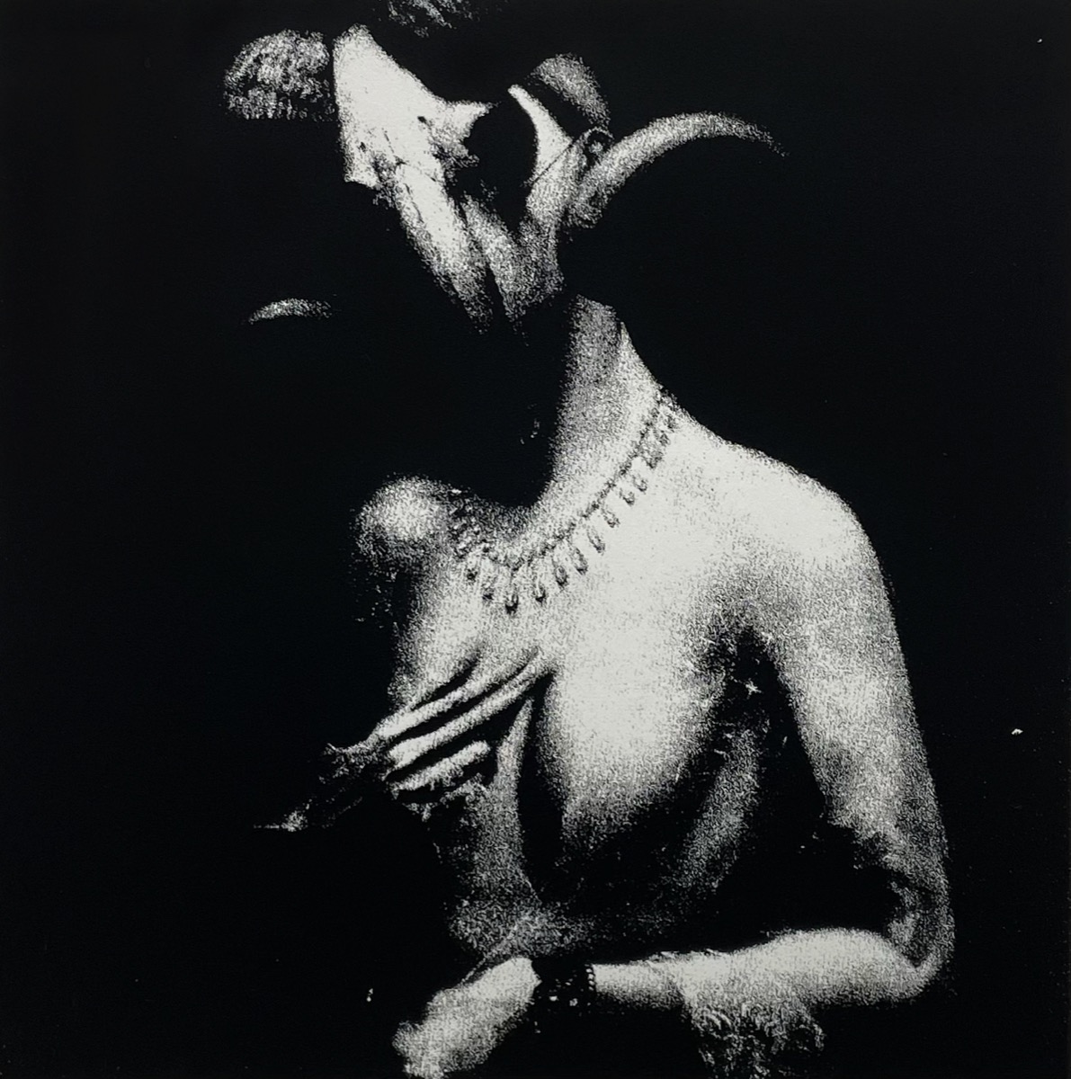 Untitled 44, 2022, screenprint on paper by Seongkeun Park.